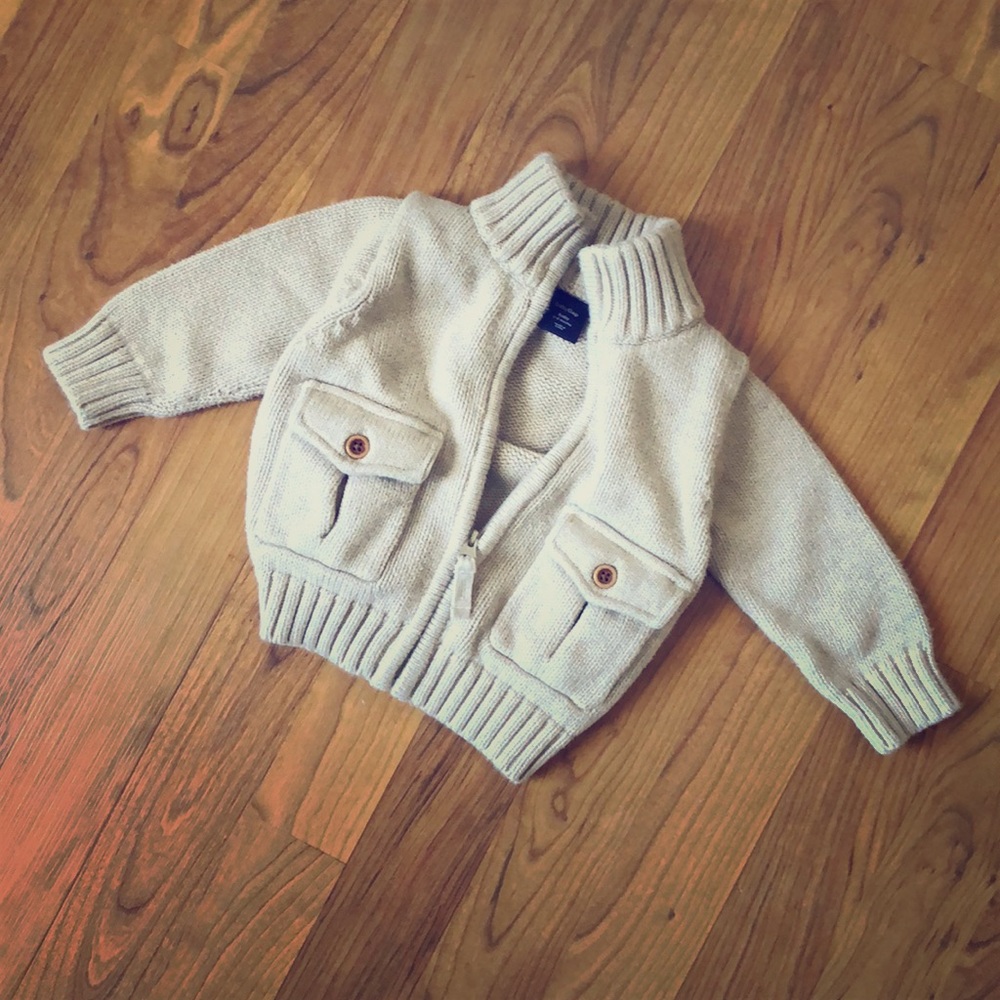 GAP baby boy Tan Sweater